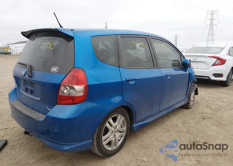 2008 Honda Fit Sport z USA, uszkodzony, nr VIN JHMGD37688S045796
